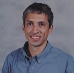 Aaron Dominguez, associate professor of physics, is featured in a National Science Foundation webcast about the Large Hadron Collider. - Dominguez_0
