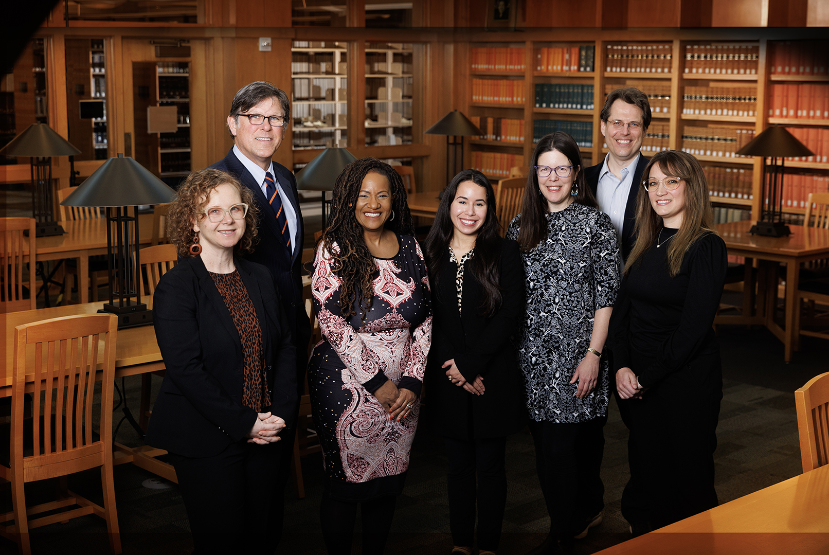 With a four-year, $1 million grant from the Andrew W. Mellon Foundation, Nebraska historians (from left) Katrina Jagodinsky, William Thomas and Jeannette Eileen Jones, with collaborators from the College of Law Genesis Agosto, Jessica Shoemaker, Eric Berger, Danielle Jefferis and (not pictured) Catherine Wilson and Deirdre Cooper Owens, will establish an academic program that enables undergraduate and graduate students to study how various marginalized groups in American history used the law to 