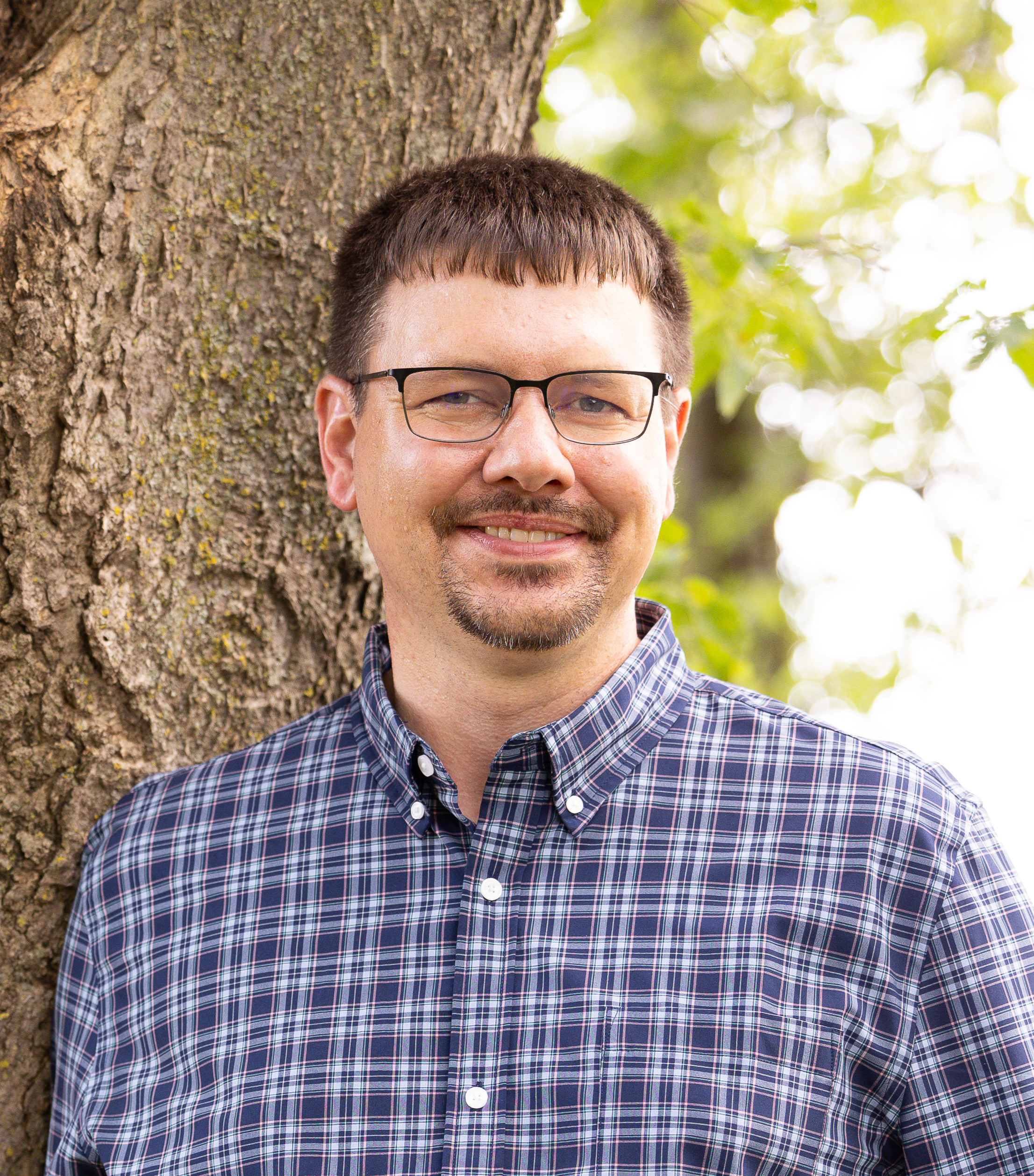Color portrait of Derek Heeren, professor of biological systems engineering at the University of Nebraska–Lincoln.