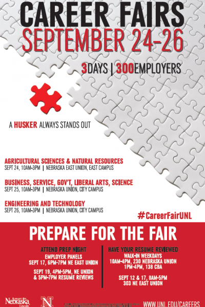 2013 Fall Career Fairs, Sept 24-26