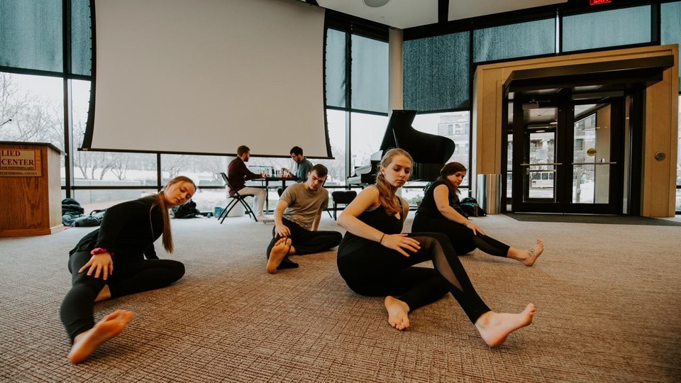 UNL Dancers perform at last year's Arts Advocacy Day. This year's event is March 6 at the Johnny Carson Center for Emerging Media Arts. Photo by Justin Mohling.