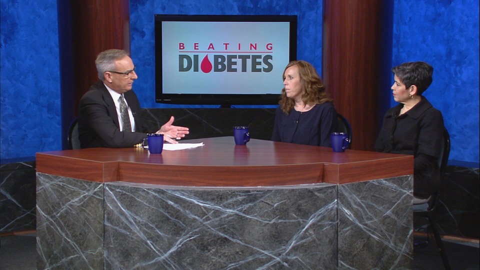 NET's Mike Tobias hosts "Beating Diabetes with guests Emily Knezevich, associate professor in the Creighton University School of Pharmacy and Health Professions in Omaha and Virginia Chaidez, assistant professor of nutrition and health sciences at the Uni