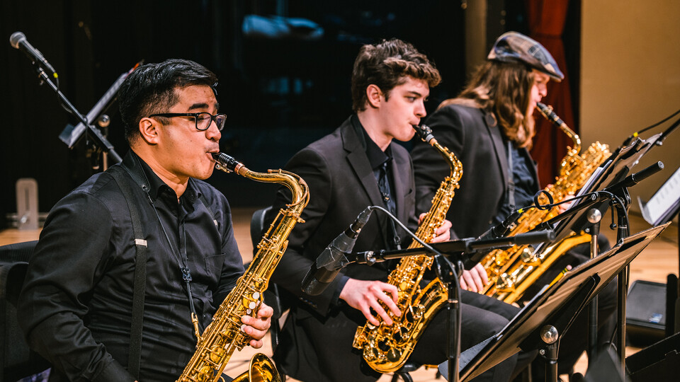 The Big Band, UNL's repertory jazz ensemble, performs Oct. 12.