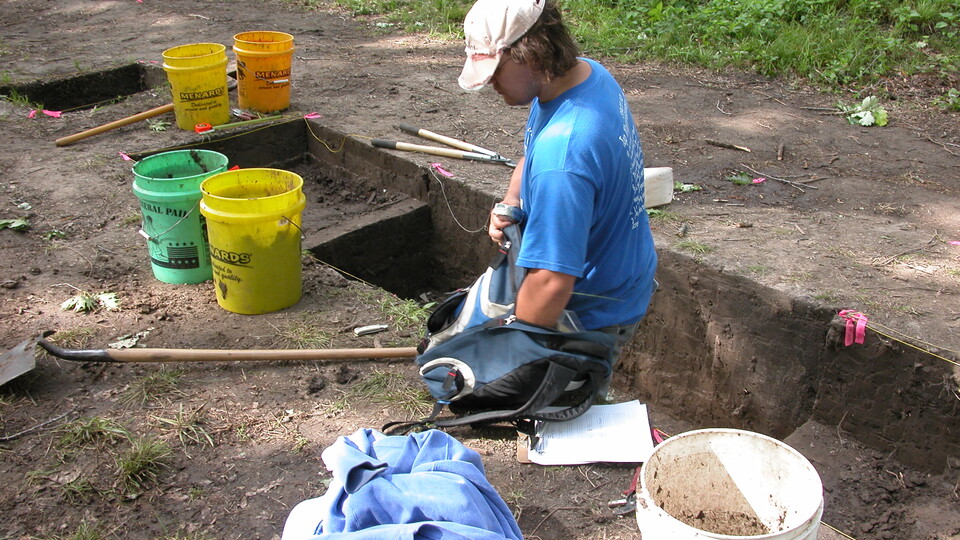 Learn about Nebraska archeology during a live Zoom event on Saturday, August 29th. Photo Courtesy of Nolan Johnson, History Nebraska.