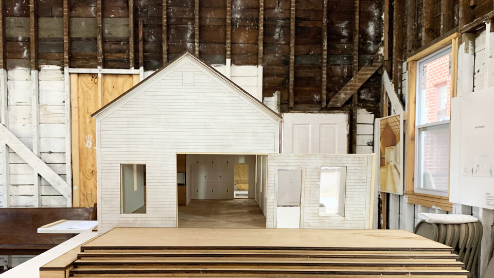 Model of the Art Chapel project. (We have more photos if you need them.)