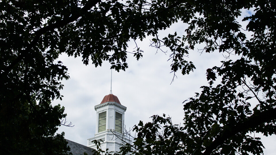 Love Library's cupola