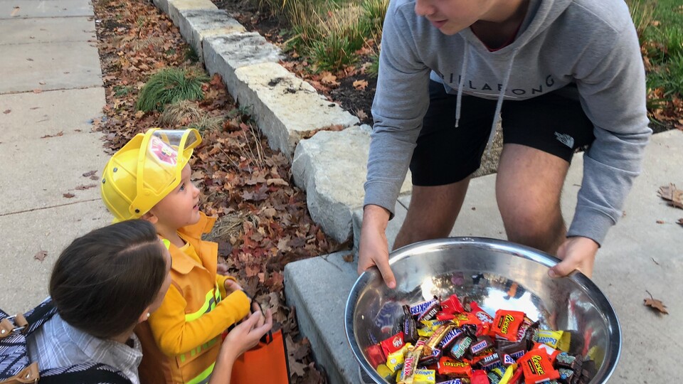 Members of the fraternity and sorority community at the University of Nebraska-Lincoln annually host a trick or treat event for children.