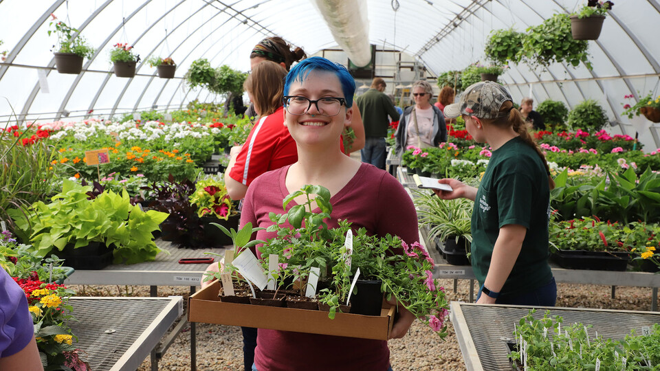 The Horticulture Club will host their annual spring bedding plant sale in person May 4, 5 and 6 on East Campus.