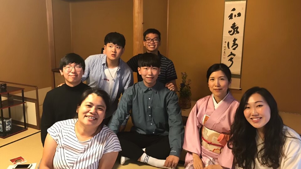 Senior international business and marketing major Jessica Ha (bottom right) studied Japanese culture and language at Senshu University in fall 2019 with the help of the Edythe Wiebers International Study Program Scholarship.