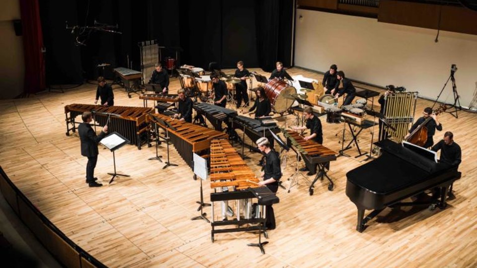 The University of Nebraska–Lincoln Percussion Ensemble will perform Feb. 6 in Kimball Recital Hall.