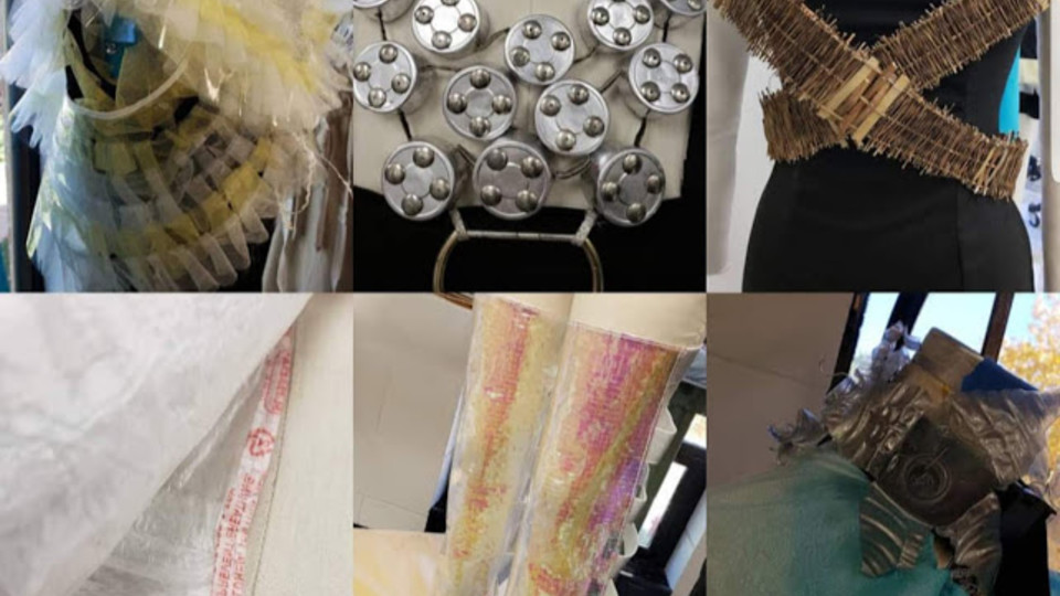 TMFD Students use upcycled material to create something new