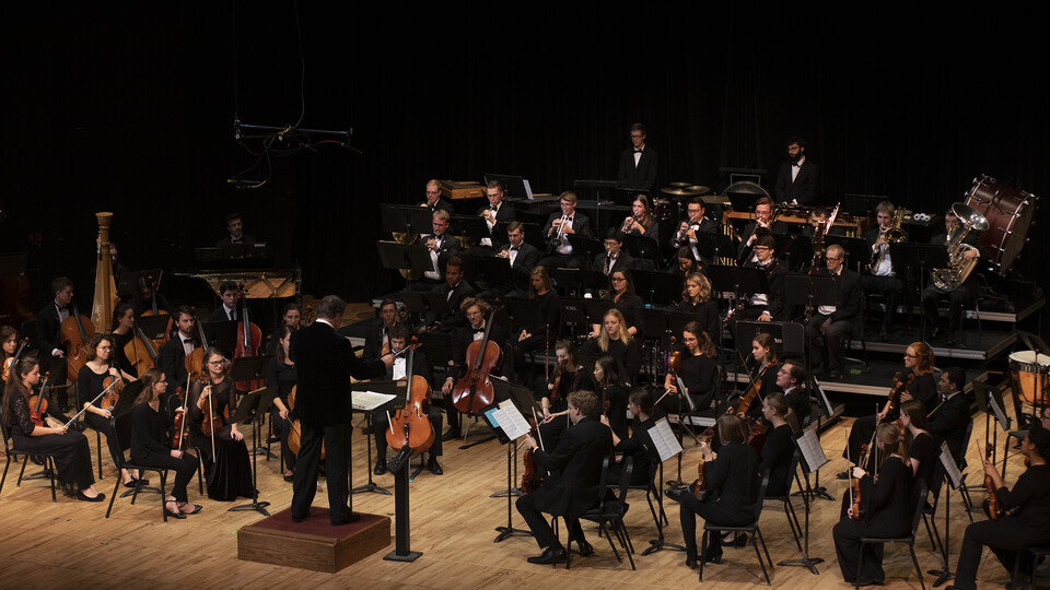The UNL Symphony Orchestra, under the direction of Tyler Goodrich White, will perform Dec. 9 in Kimball Recital Hall.