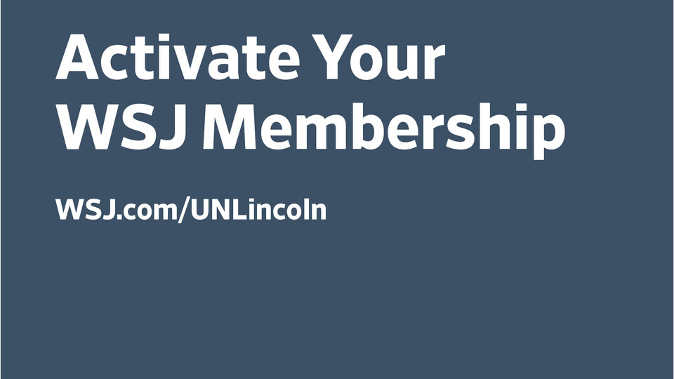 Activate Your WSJ Membership