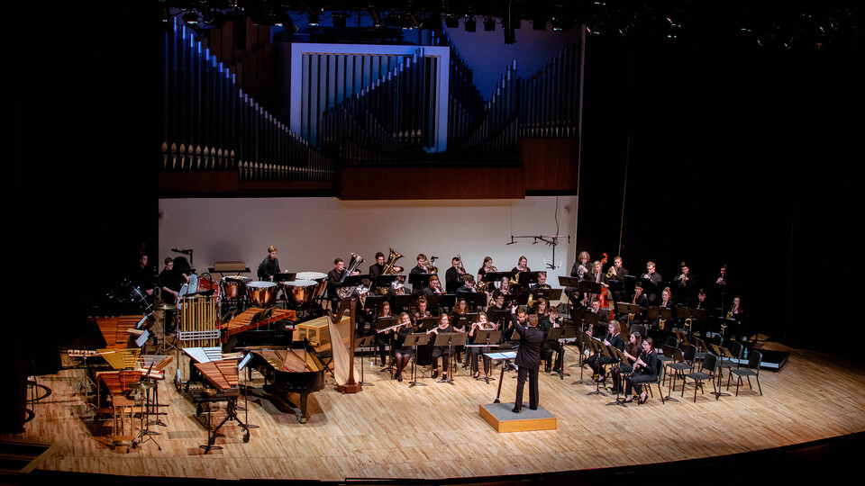 The UNL Wind Ensemble presents “Sensurround” on April 6 at the Lied Center’s Johnny Carson Theater.