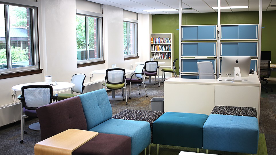 The Writing Center in 102 Andrews Hall