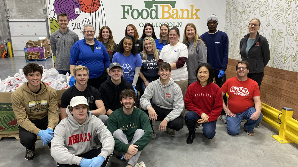 CAS Day of Service volunteer group at Lincoln Food Bank in 2022