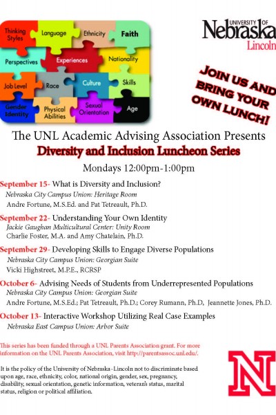 AAA Diversity and Inclusiveness Series Flier