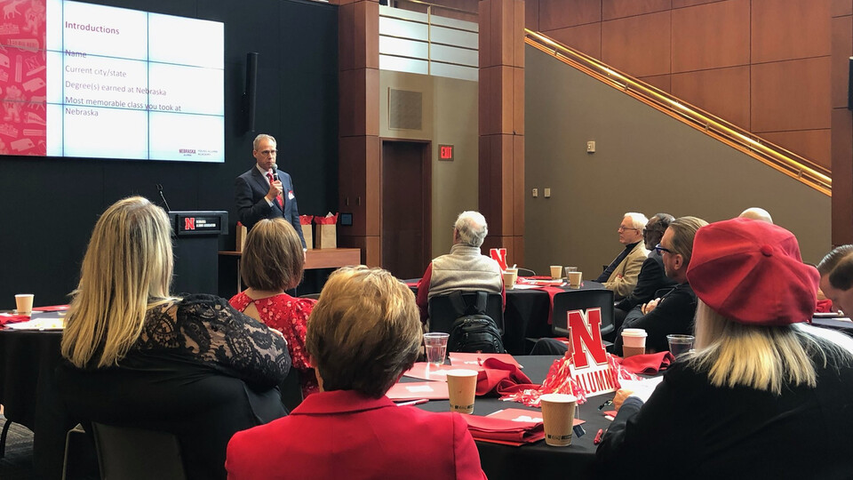 The Nebraska Alumni Association offered its Council of Alumni Ambassadors for a day of hands-on experiences offered by the College of Arts and Sciences. Learn more at https://go.unl.edu/yfk2.