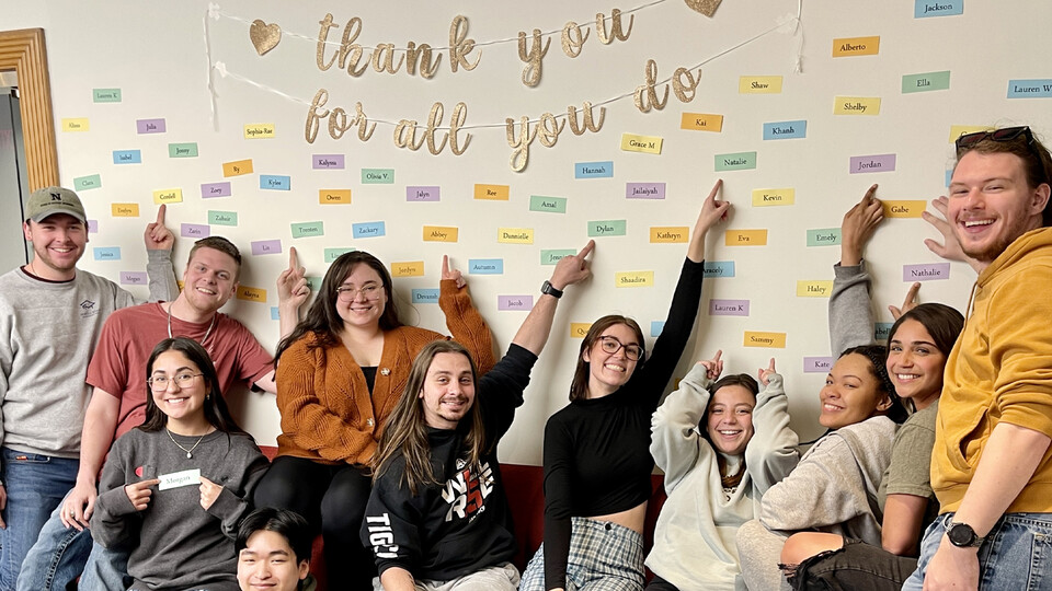 The Center for Academic Success and Transition celebrated the contributions of its more than 90 student workers as part of National Student Employee Week, which was April 8-12. Learn more at https://go.unl.edu/wnrk.