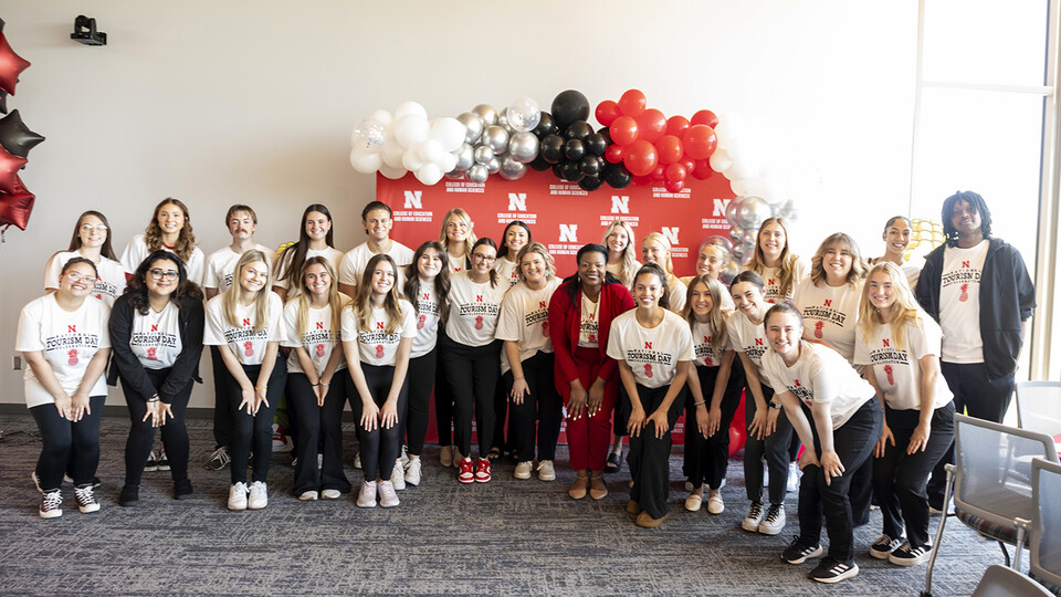 Students led by Vernetta Kosalka, assistant professor of practice, planned and hosted a National Tourism Day event on May 8. The celebration was held as a part of an Introduction to Event Planning course in the Hospitality, Restaurant and Tourism Management program. Learn more at https://go.unl.edu/detv.