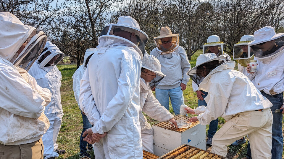 Judy Wu-Smart, associate professor of entomology, celebrated the first beekeeping class of the season in an April 9 post. Additional sessions are planned. Learn more at https://go.unl.edu/fxji.