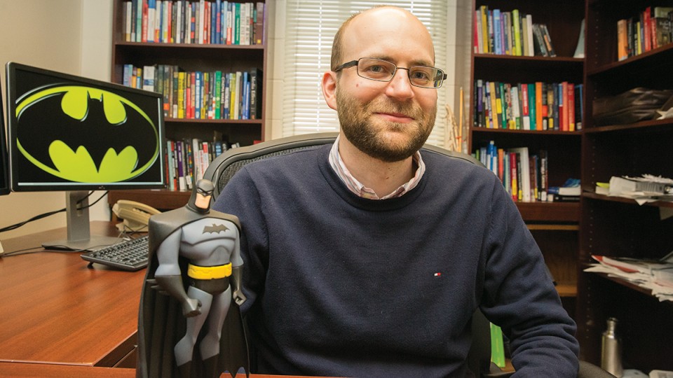 Research by UNL's Brandon Bosch examines what a changing Batman reveals about Americans’ attitudes toward authority during the past half century. 