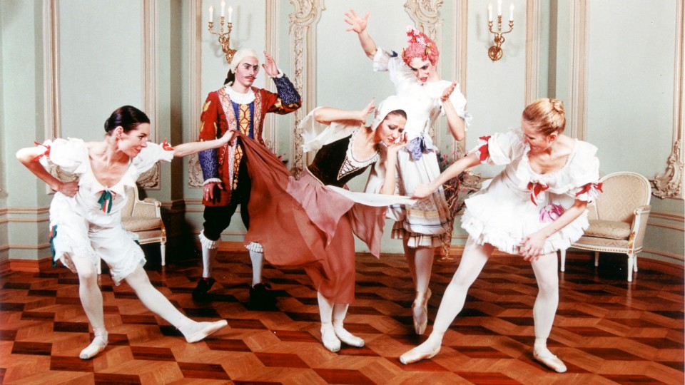 Scene from the Moscow Festival Ballet's performance of "Cinderella."