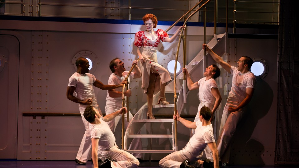 Scene from "Anything Goes," which plays the Lied Center for Performing Arts on Jan. 23-24.