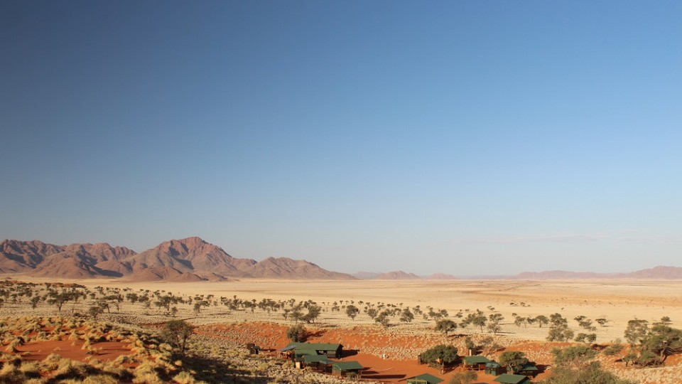The Namib Desert Environmental Education Trust camp helps middle-school students learn sustainability practices.