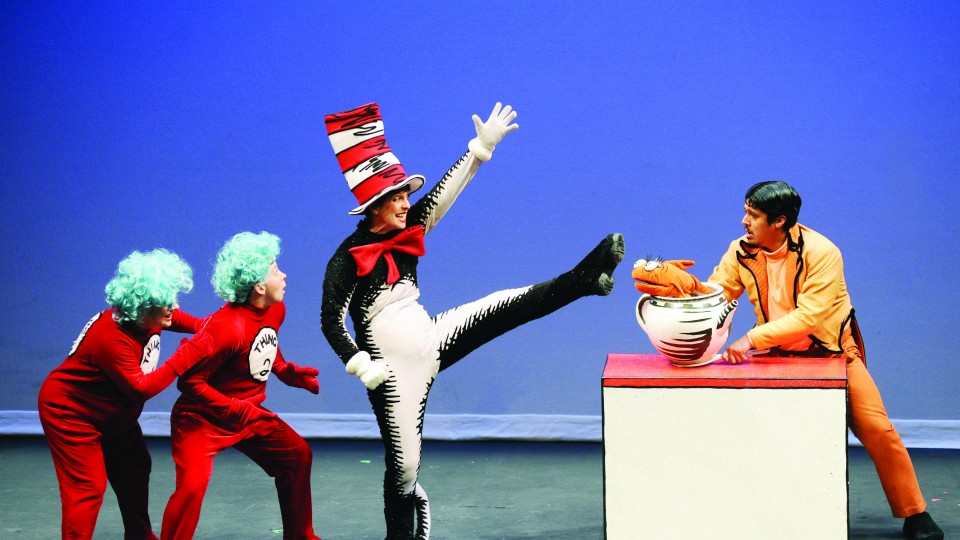 Theater company Childsplay will perform "The Cat in the Hat" Feb. 12 and 13 at the Lied Center for Performing Arts.