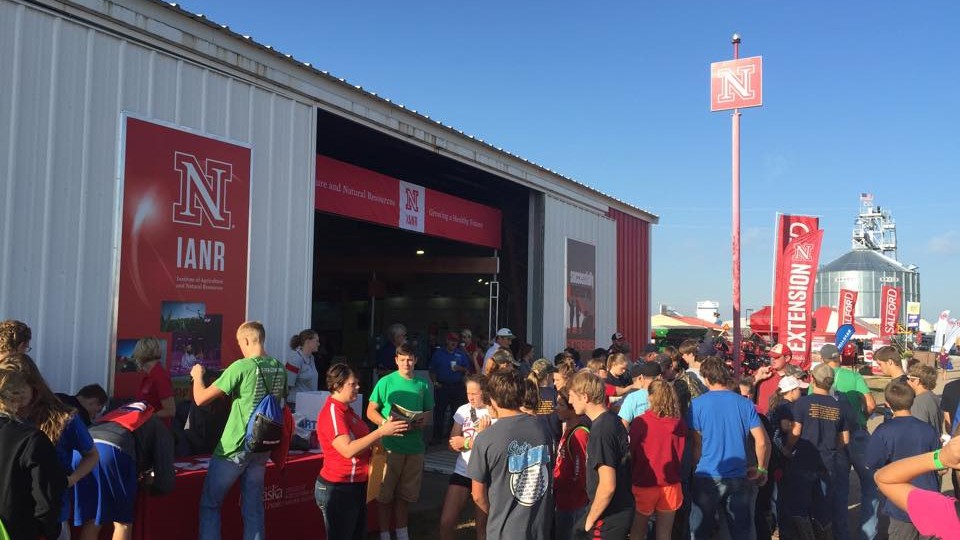 Attendees at Husker Harvest Days, Sept. 13-15 near Grand Island, can find the University of Nebraska-Lincoln's Husker Red steel building at Lot 321 on the south side of the exhibit grounds.