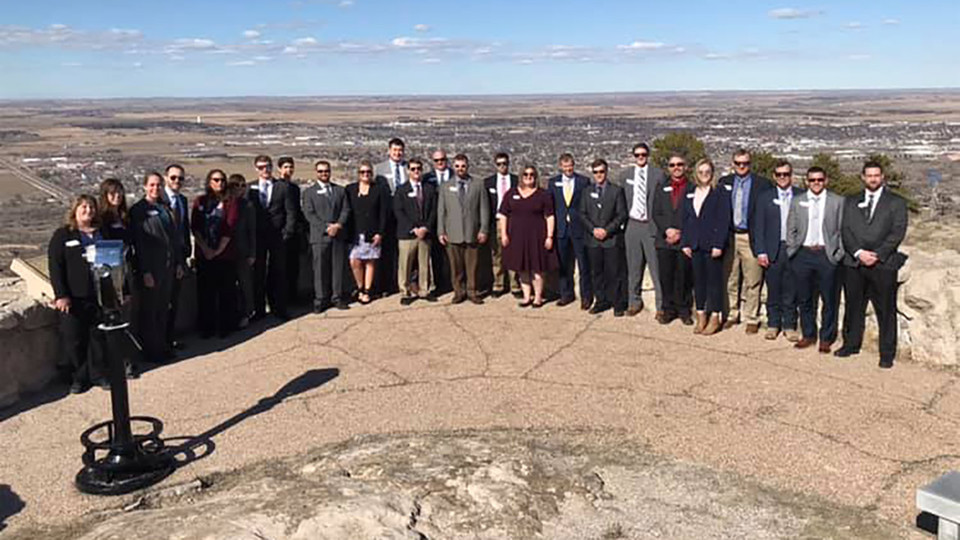 As part of Nebraska’s premier two-year agricultural leadership development program, Nebraska LEAD fellows participate in monthly three-day seminars across Nebraska. Here Nebraska LEAD 38 fellows visit Scotts Bluff National Monument.