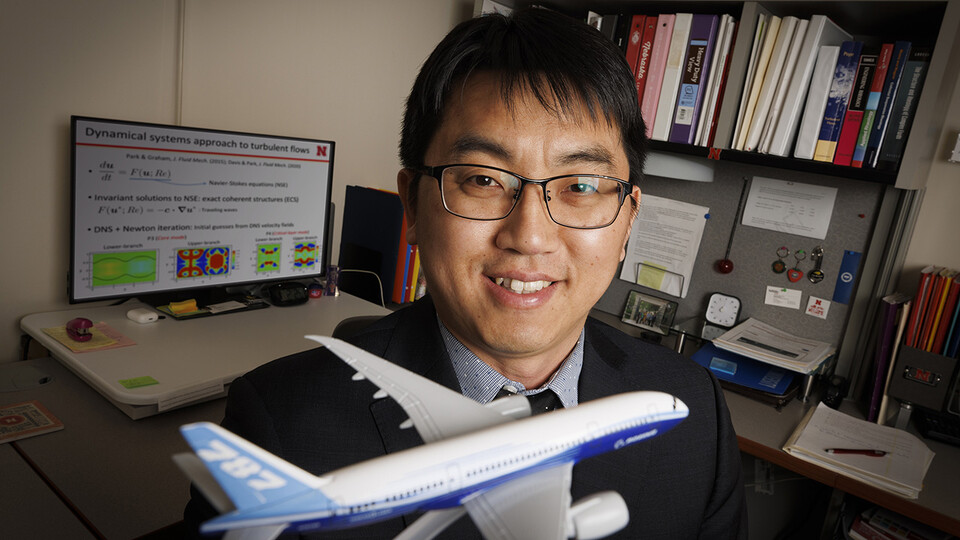 Jae Sung Park, assistant professor of mechanical and materials engineering, is aiming to solve one of the great problems in science — discovering patterns or orders in turbulent flows and then developing methods of exploiting these orders to mitigate their impact on the world.