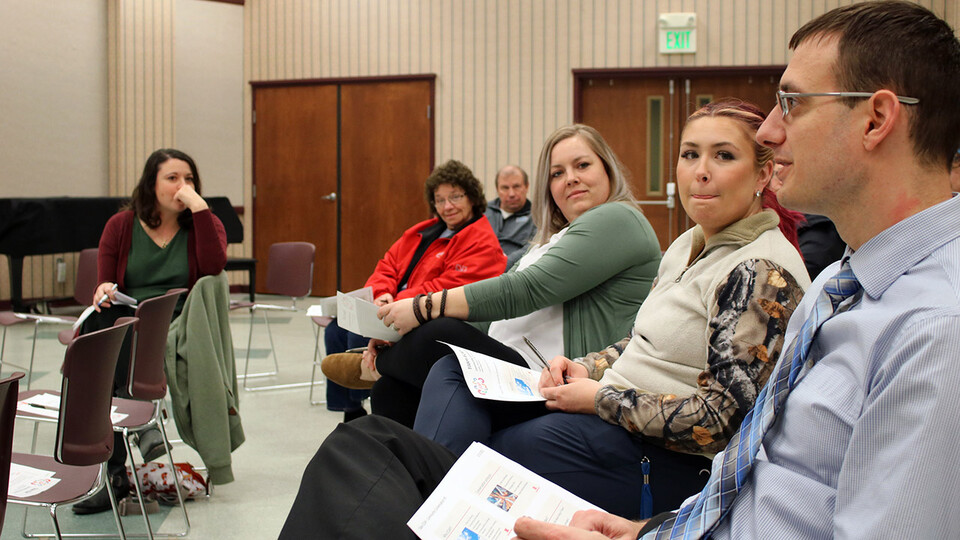 Tilden residents discuss their community’s strengths and shortcomings during their inaugural Entrepreneurial Communities Activation Process meeting.