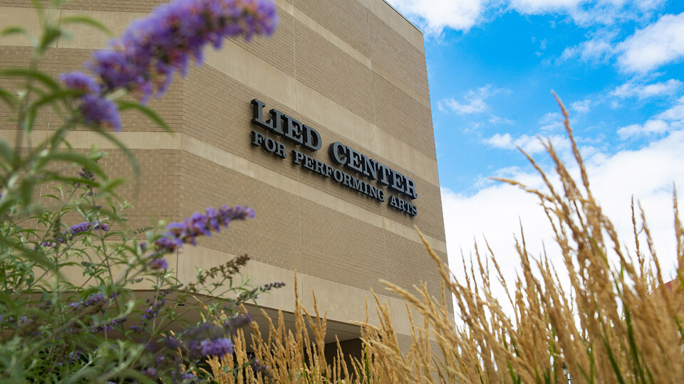 Exterior of Lied Center for Performing Arts