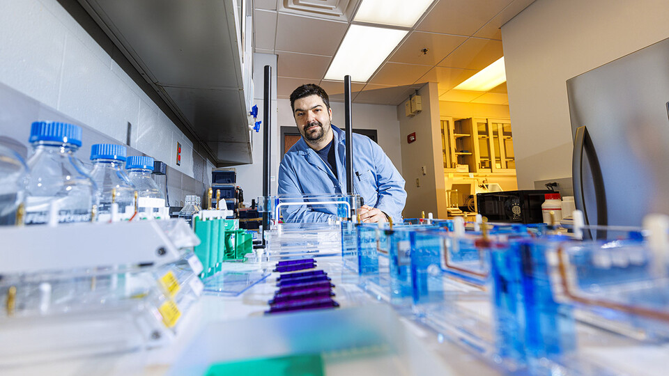 Joseph Yesselman, assistant professor of chemistry, has received a five-year, $1.2 million grant from the National Science Foundation’s Faculty Early Career Development Program, which he will use to develop the first computational model that can reliably predict RNA’s capacity to form tertiary contacts.