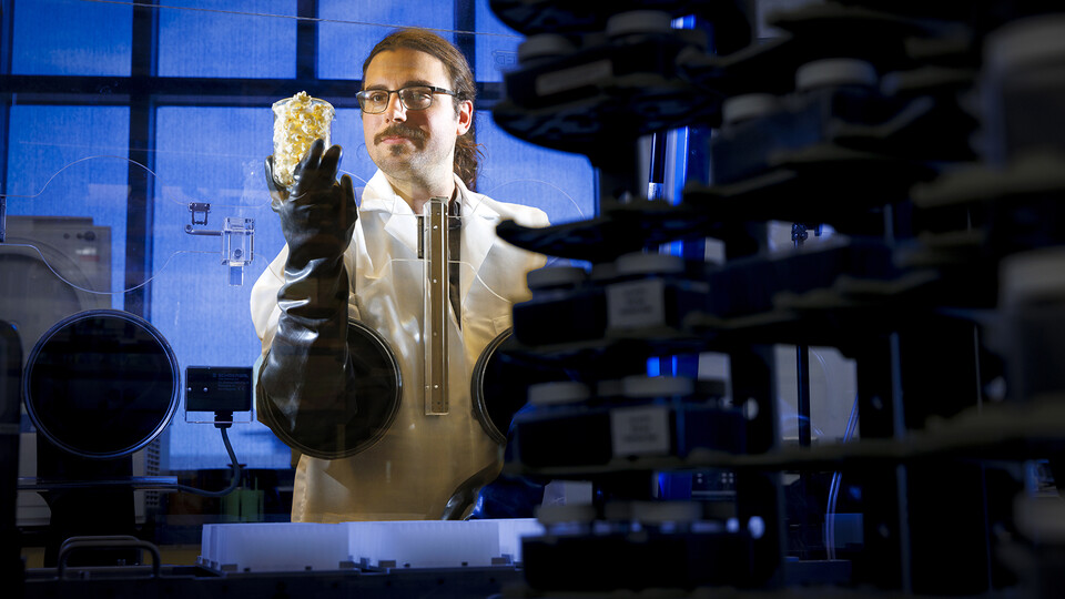 Nate Korth, a doctoral student in the Department of Food Science and Technology, is researching a variety of popcorn that has a notably beneficial effect on the human microbiome.