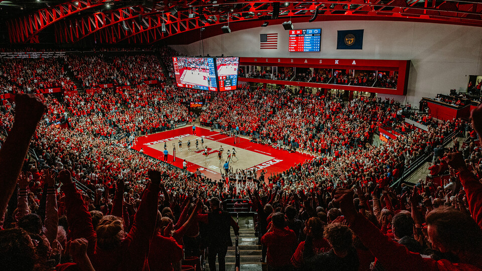 The Bob Devaney Sports Center is home to Husker Volleyball.