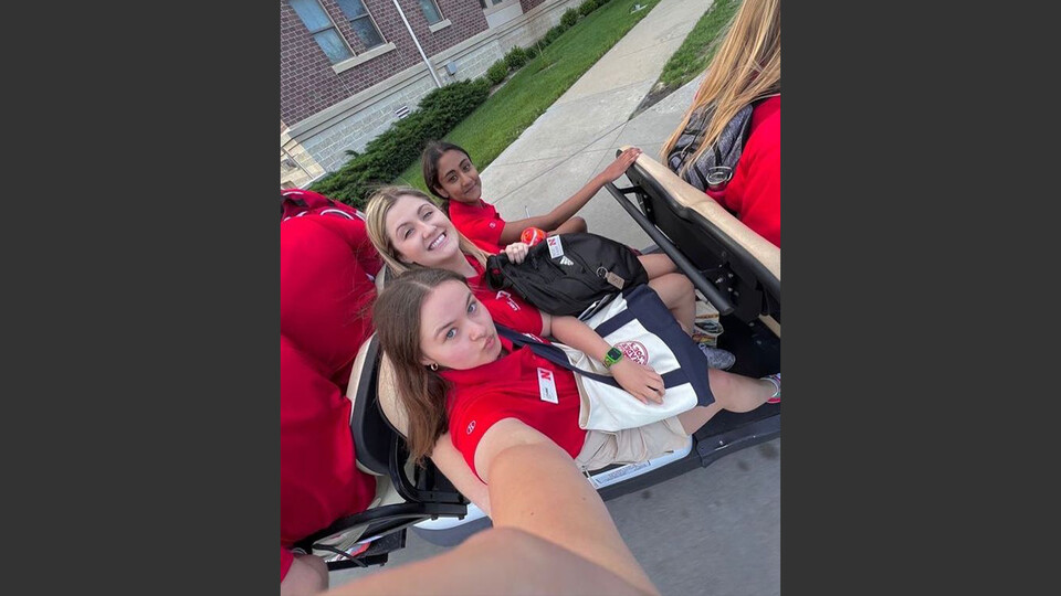 Kate Vermilyea, a senior English and psychology major, expressed her joy in serving as an orientation leader during the summer. Her July 13 post showcases the joy in the work, which helps prepare first-year students for the upcoming academic year. Learn more at https://go.unl.edu/ik7d.