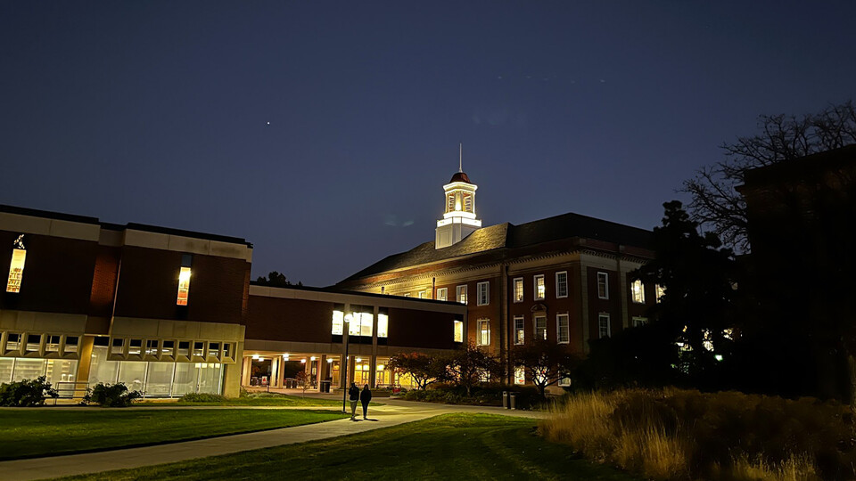 City Campus at night
