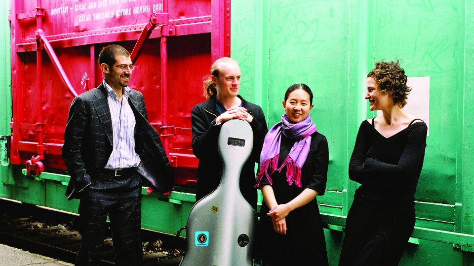 The Chiara String Quartet opens the Hixson-Lied Concert series on Oct. 14. Members of the quartet are (from left) Jonah Sirota, Gregory Beaver, Hyeyung Julie Yoon and Rebecca Fischer.