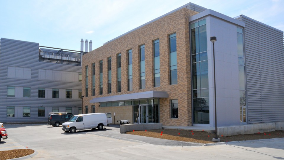 The new addition to the Ken Morrison Life Sciences Research Center includes seven new lab spaces. The addition also includes support facilities and offices, plus a seminar room with video-conferencing capabilities that can seat 150 people.