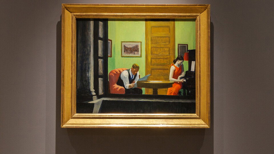 Hopper's 'Room in New York' returns in 'Sheldon Treasures' exhibition, Nebraska Today