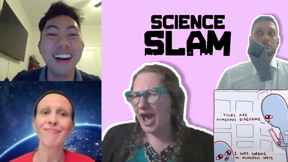 Collage of science slam
