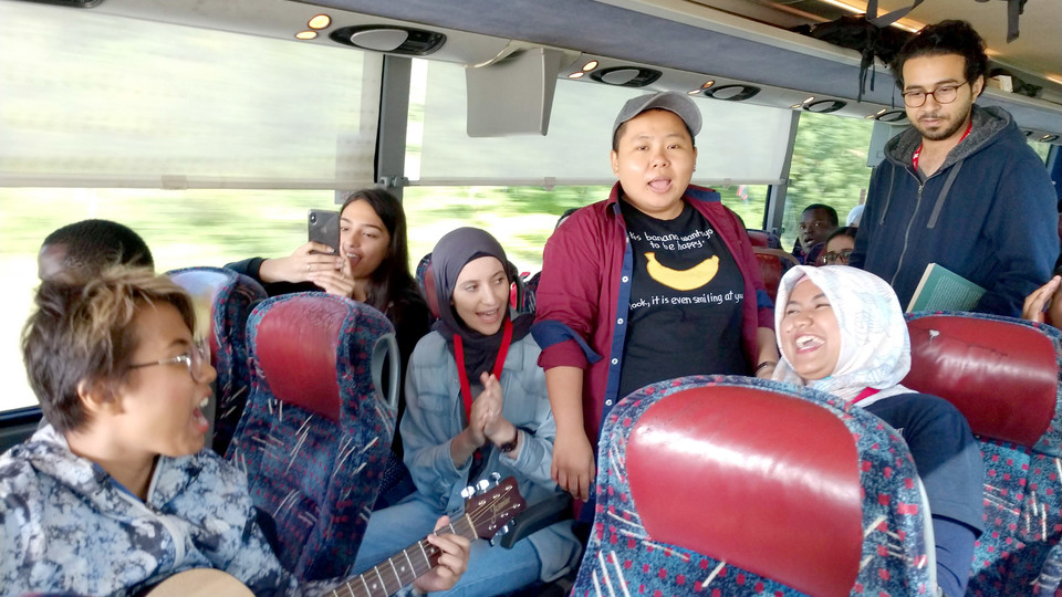 Field trip for Fulbright scholars