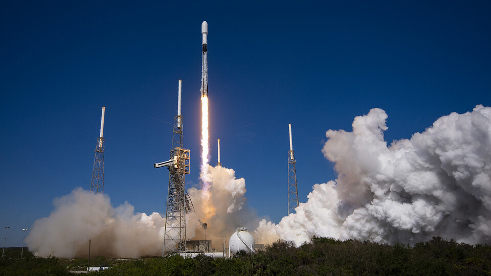 The Nebraska-built surgical robot is among a number of scientific experiments being delivered to the International Space Station after the successful liftoff of NASA’s NG-20 cargo mission on Jan. 30. The Northrop Grumman Cygnus spacecraft, shown here at liftoff atop a SpaceX Falcon 9 rocket, is expected to arrive at the station on Feb. 1. The surgical robot will be tested in the coming weeks.