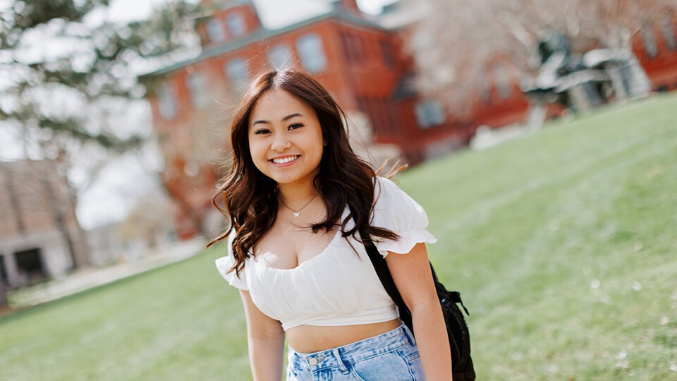Kaitlyn Nguyenduy is a child, youth and family studies from Omaha, Nebraska. Through her leadership positions, she’s making an impact on campus.