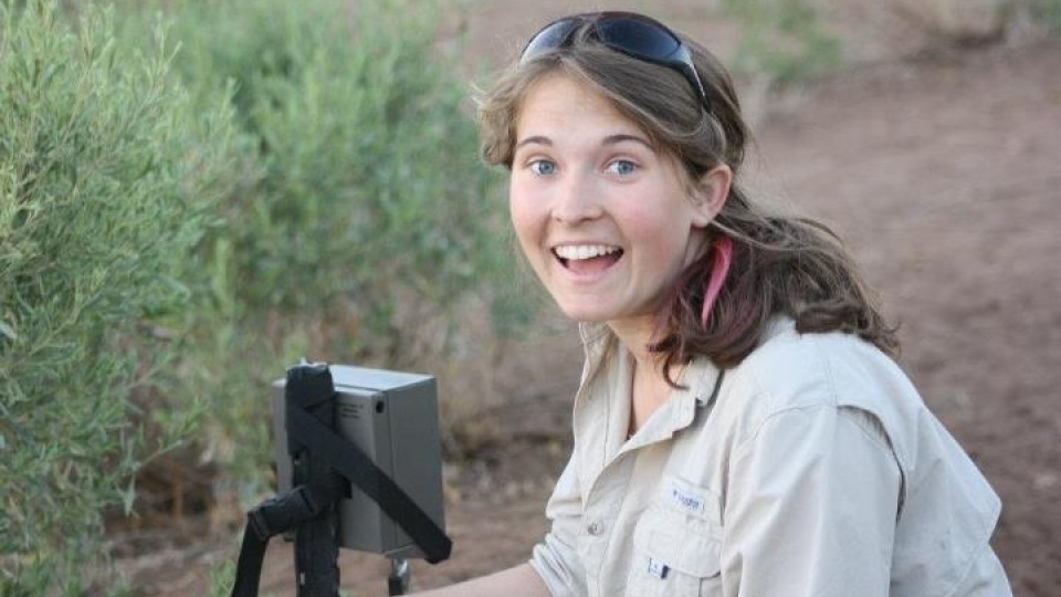 Katie McCollum is leading a conservation project on kori bustards, a near-threatened bird species. To help fund her research trip to Botswana this summer, she turned to the crowdfunding site Indiegogo.