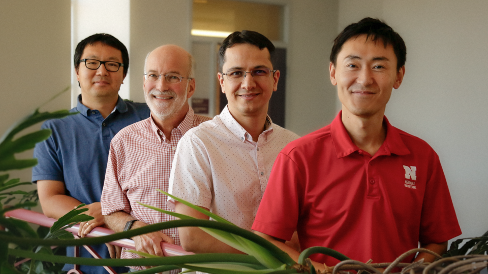 Taro Mieno, agricultural economics; Daniel Schachtman, agronomy and horticulture; Saleh Taghvaeian, biological systems engineering; and Seunghee Kim, civil engineering, are part of the UNL team working on the MICRA project.