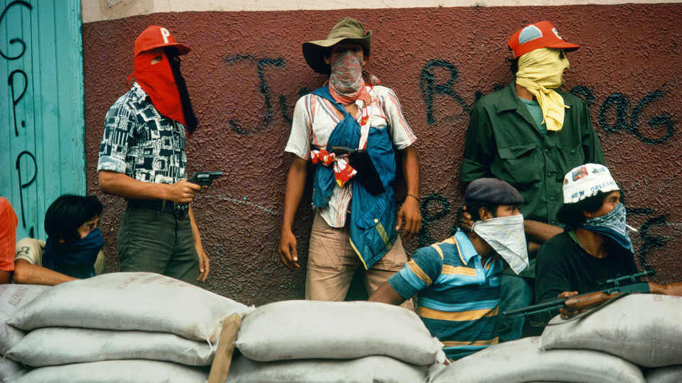 Muchachos"Muchachos Await Counterattack by the National Guard, Matagalpa, 1978," a digital chromogenic color print by Susan Meiselas is included in Sheldon's "Conflict and Consequence" exhibition.